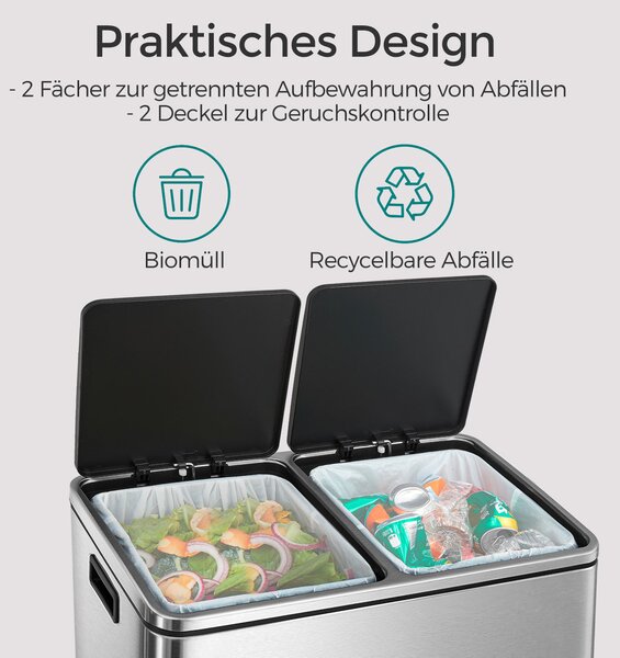 KOŠ NA ODPADKY 60 l - Online Only domácnost & úklid, Online Only
