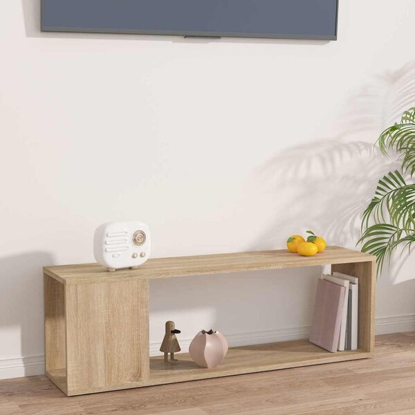 VidaXL TV stolek 100 x 24 x 32 cm kompozitní dřevo [863155] Barva: dub sonoma