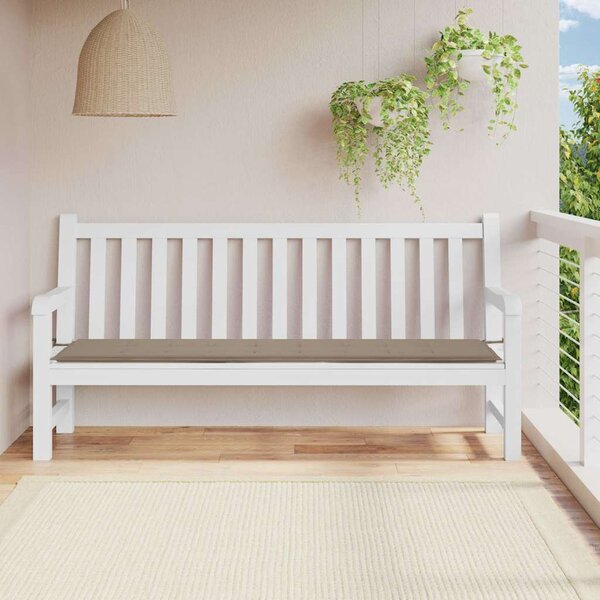 VidaXL Poduška na zahradní lavici 200x50x3 cm oxfordská látka [361198] Barva: Modro-bílá