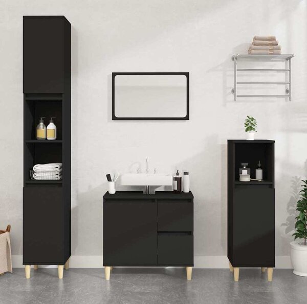 VidaXL Koupelnová skříňka 30x30x100 cm kompozitní dřevo [862807] Barva: dub sonoma
