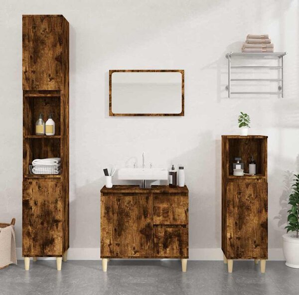 VidaXL Koupelnová skříňka 30x30x100 cm kompozitní dřevo [862807] Barva: dub sonoma