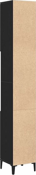 VidaXL Koupelnová skříňka 30x30x190 cm kompozitní dřevo [862806] Barva: kouřový dub