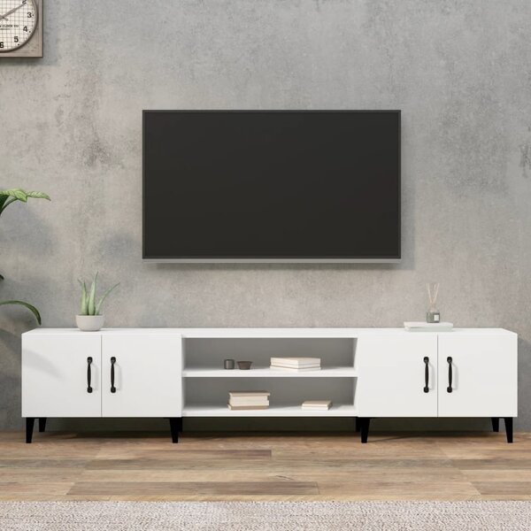 VidaXL TV skříňka 180x31,5x40 cm kompozitní dřevo [862818] Barva: Bílá