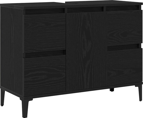 VidaXL Skříňka pod umyvadlo 80 x 33 x 60 cm kompozitní dřevo [862814] Barva: dub sonoma