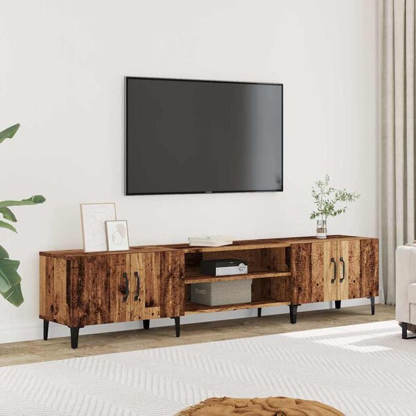 VidaXL TV skříňka 180x31,5x40 cm kompozitní dřevo [862818] Barva: Bílá
