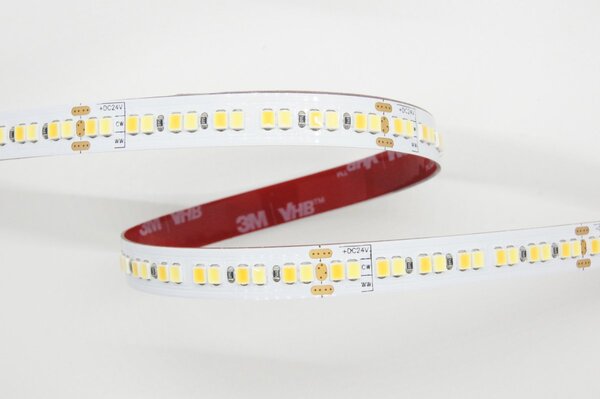 CCT 2700+6000K, 15+15W/m LED pásek, PROFI, 24VDC, 10mm, 224LED/m