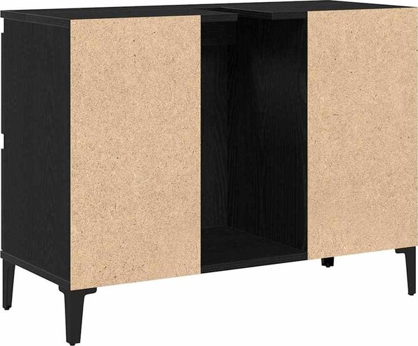VidaXL Skříňka pod umyvadlo 80 x 33 x 60 cm kompozitní dřevo [862814] Barva: dub sonoma