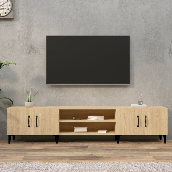 VidaXL TV skříňka 180x31,5x40 cm kompozitní dřevo [862818] Barva: Bílá