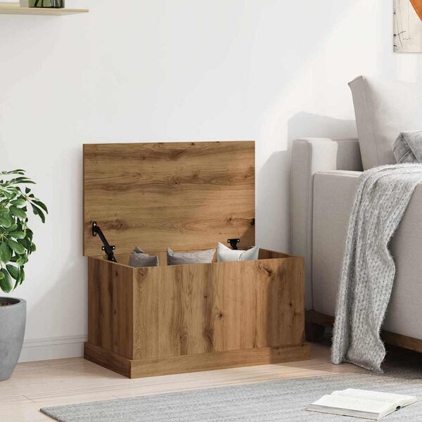 VidaXL Úložný box 70 x 40 x 38 cm kompozitní dřevo [862826] Barva: dub artisan