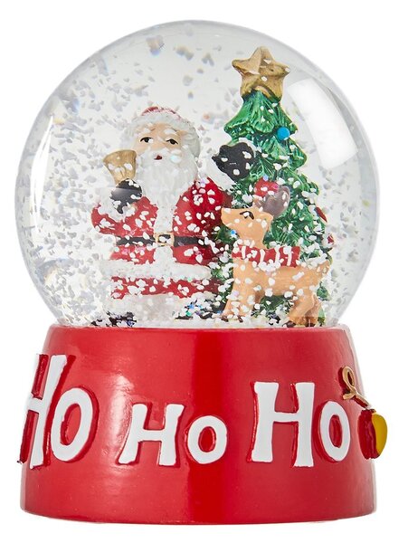X-MAS Sněhová koule "HoHoHo" 6 cm