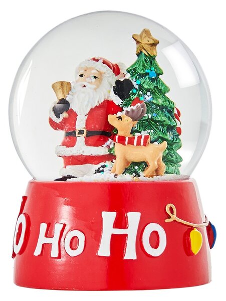 X-MAS Sněhová koule "HoHoHo" 6 cm