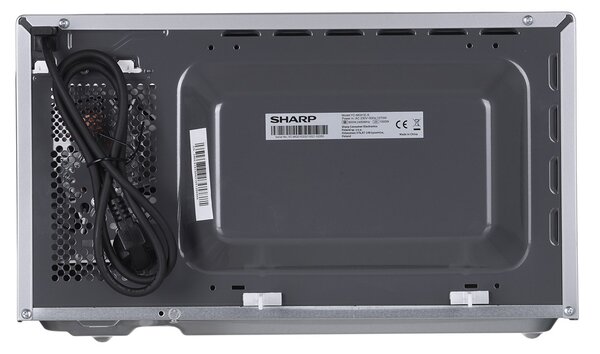 Sharp Home Appliances YC-MG01E-S mikrovlnná trouba Pracovní deska Kombinovaná mikrovlnná trouba 20 l 800 W Černá, Šedá