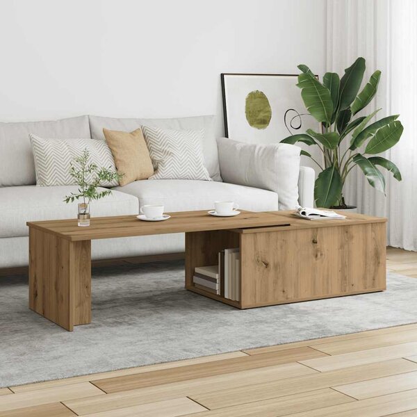 VidaXL Konferenční stolek 150x50x35 cm kompozitní dřevo [862478] Barva: Bílá