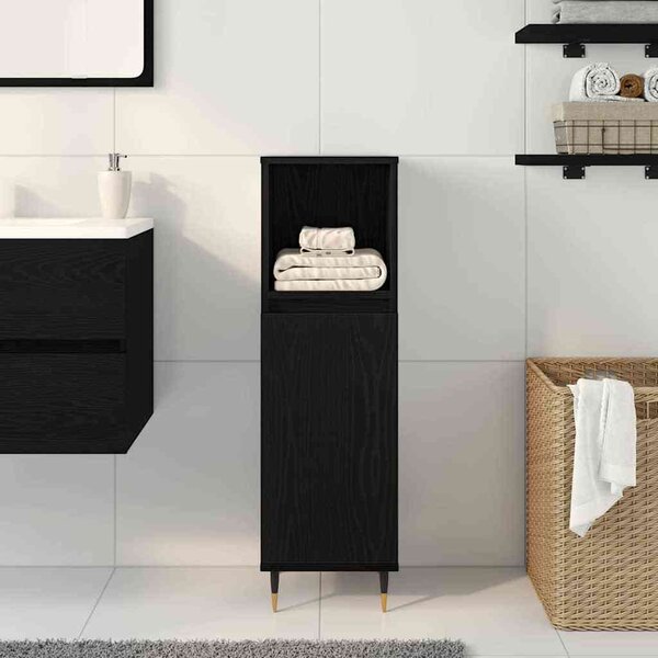 VidaXL Koupelnová skříňka 30 x 30 x 100 cm kompozitní dřevo [862884] Barva: Staré dřevo