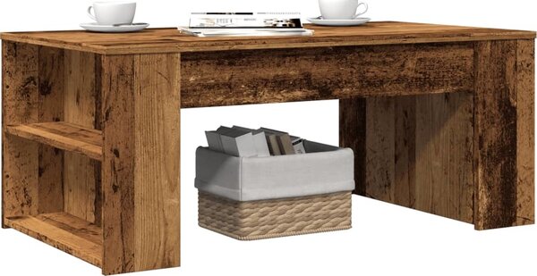VidaXL Konferenční stolek 102 x 55 x 42 cm kompozitní dřevo [862495] Barva: Bílá