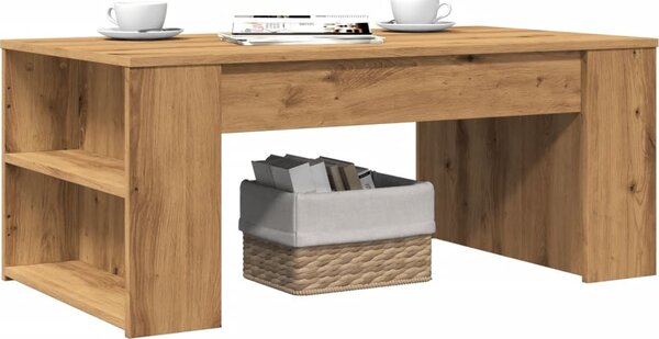 VidaXL Konferenční stolek 102 x 55 x 42 cm kompozitní dřevo [862495] Barva: Bílá