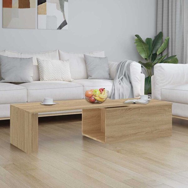 VidaXL Konferenční stolek 150x50x35 cm kompozitní dřevo [862478] Barva: Bílá