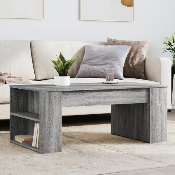 VidaXL Konferenční stolek 102 x 55 x 42 cm kompozitní dřevo [862495] Barva: Bílá