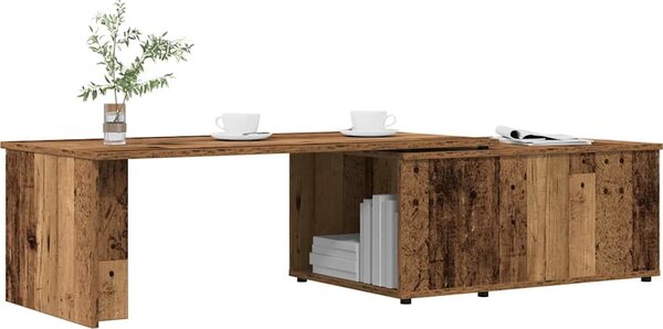 VidaXL Konferenční stolek 150x50x35 cm kompozitní dřevo [862478] Barva: Bílá