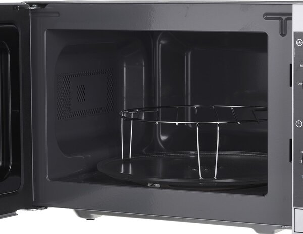 Sharp Home Appliances YC-MG01E-S mikrovlnná trouba Pracovní deska Kombinovaná mikrovlnná trouba 20 l 800 W Černá, Šedá