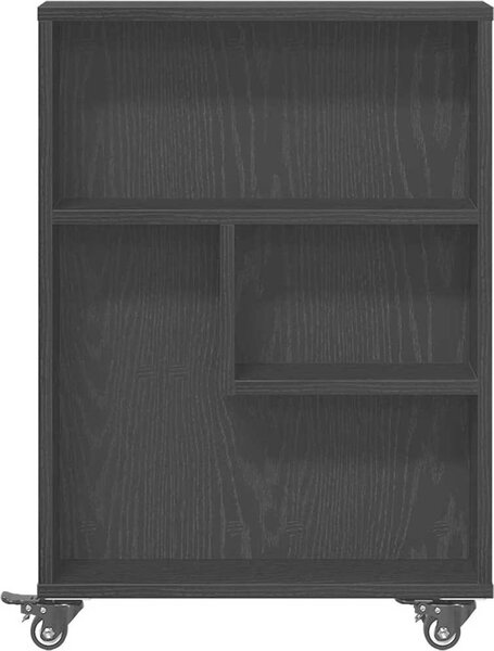 VidaXL Úzký úložný vozík 48 x 13 x 68 cm kompozitní dřevo [868090] Barva: šedá sonoma