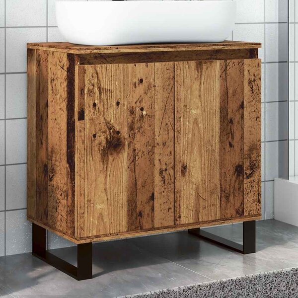 VidaXL Koupelnová skříňka 58 x 33 x 60 cm kompozitní dřevo [862889] Barva: dub artisan