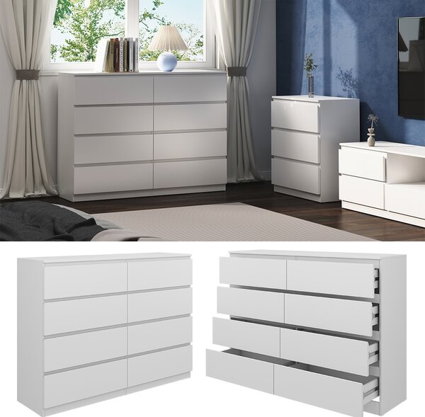 Komoda Vicco Calisto Bílá 39 x 101.5 cm, Model 41300