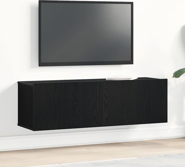 VidaXL Nástěnné TV skříňky 2 ks 100x30x30 cm kompozitní dřevo [862487] Barva: Bílá