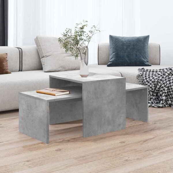 VidaXL Sada konferenčních stolků 100 x 48 x 40 cm kompozit [862501] Barva: Bílá