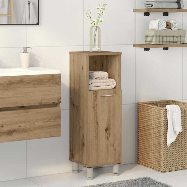 VidaXL Koupelnová skříňka 30,5x30x95 cm kompozitní dřevo [862512] Barva: Bílá