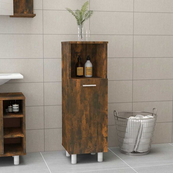 VidaXL Koupelnová skříňka 30,5x30x95 cm kompozitní dřevo [862512] Barva: Bílá