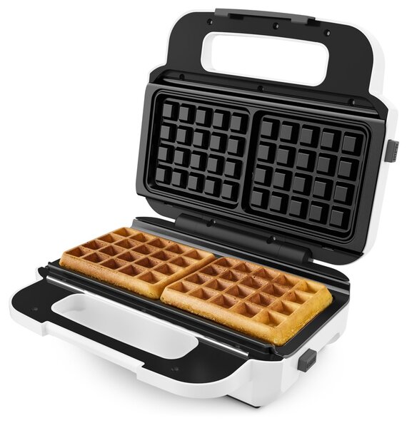 Tefal Snack XL SW7011 sendvičovač 850 W Bílá, Nerezová ocel