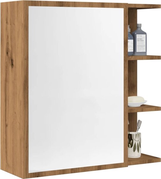 VidaXL Koupelnová skříňka se zrcadlem 62,5x20,5x64 cm [862523] Barva: dub artisan