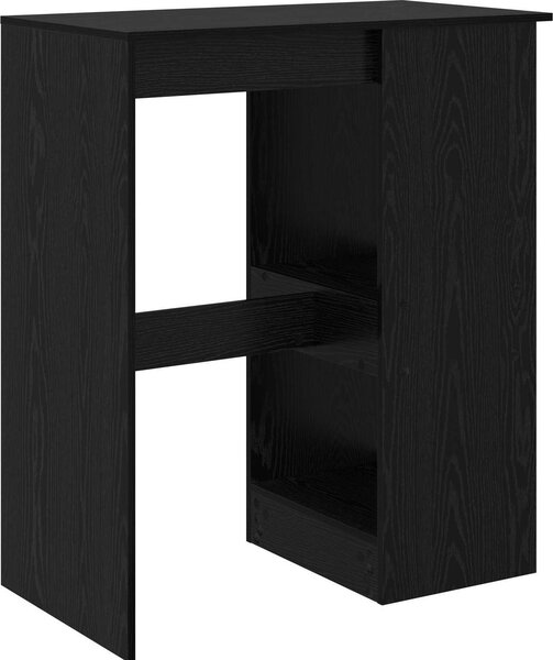 VidaXL Barový stůl s regály 90 x 47,5 x 103,5 cm kompozitní dřevo [8003917] Barva: kouřový dub