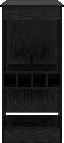 VidaXL Barový stůl s regály 90 x 47,5 x 103,5 cm kompozitní dřevo [8003917] Barva: kouřový dub