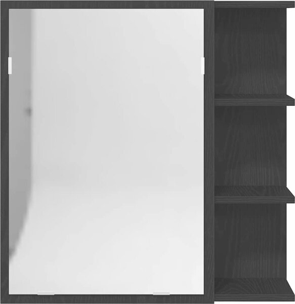 VidaXL Koupelnová skříňka se zrcadlem 62,5x20,5x64 cm [862523] Barva: dub artisan