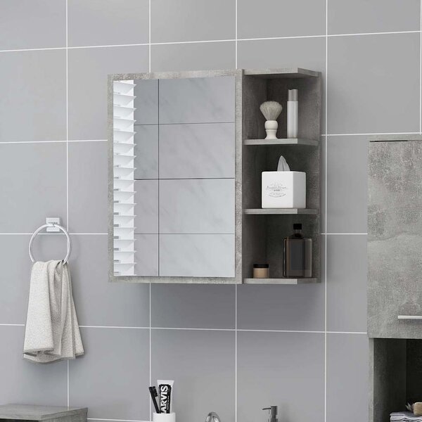 VidaXL Koupelnová skříňka se zrcadlem 62,5x20,5x64 cm [862523] Barva: dub artisan