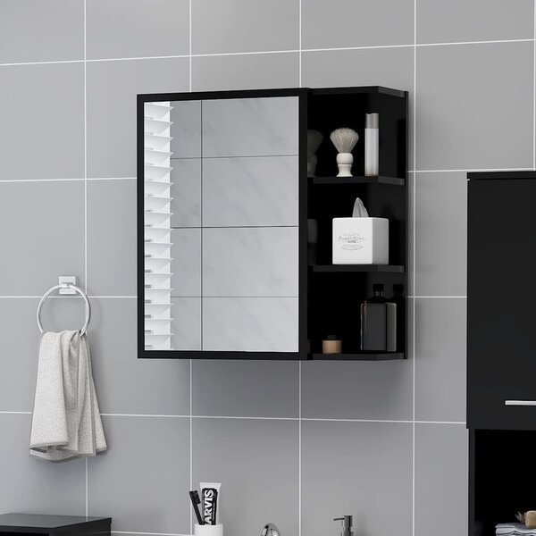 VidaXL Koupelnová skříňka se zrcadlem 62,5x20,5x64 cm [862523] Barva: dub artisan