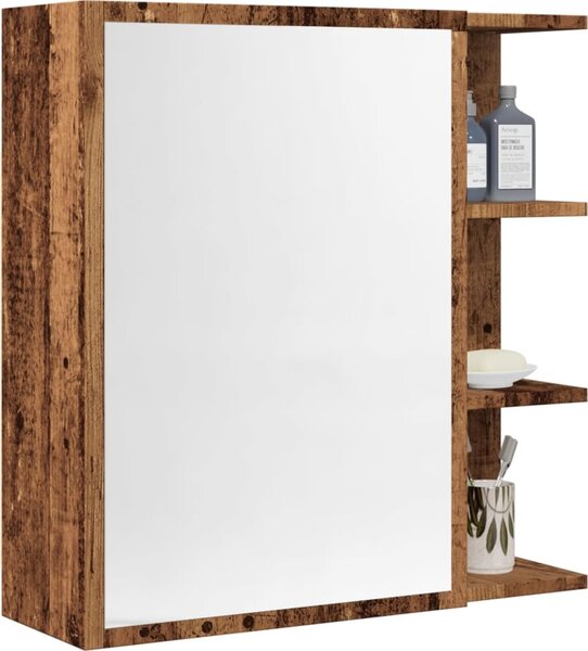 VidaXL Koupelnová skříňka se zrcadlem 62,5x20,5x64 cm [862523] Barva: dub artisan