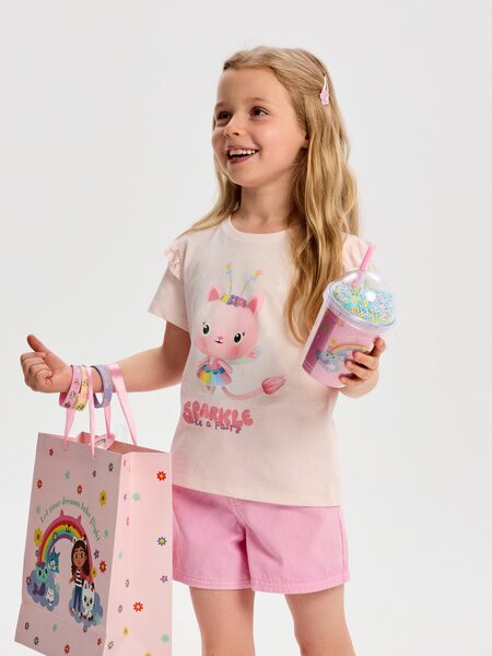 Sinsay - Hrnek Gabby's Dollhouse s víčkem a brčkem - vícebarevná