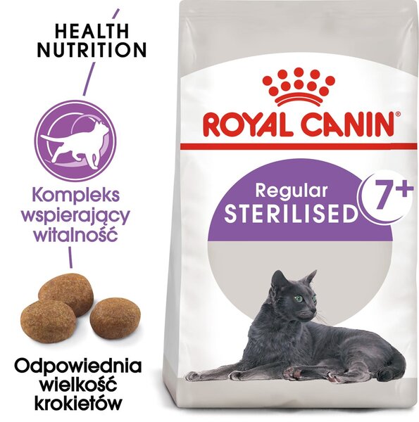ROYAL CANIN Sterilised 7+ - suché krmivo pro kočky - 10 kg
