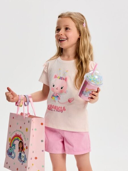 Sinsay - Hrnek Gabby's Dollhouse s víčkem a brčkem - vícebarevná
