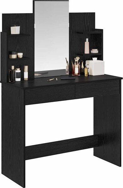 VidaXL Toaletní stolek se zrcadlem 96 x 39 x 142 cm [872031] Barva: dub sonoma
