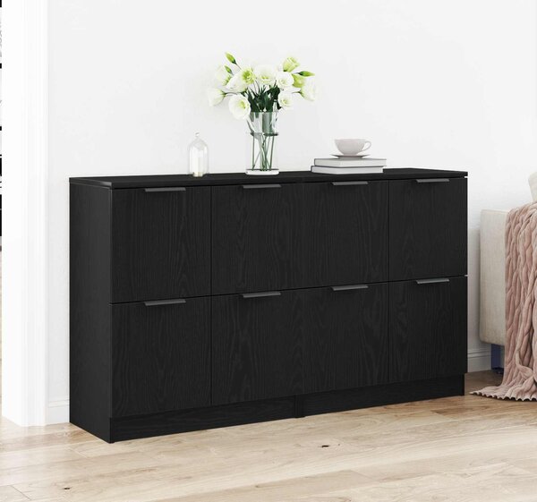 VidaXL Příborníky 2 ks 60 x 30 x 70 cm kompozitní dřevo [3333073] Barva: dub sonoma