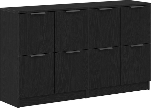 VidaXL Příborníky 2 ks 60 x 30 x 70 cm kompozitní dřevo [3333073] Barva: dub sonoma