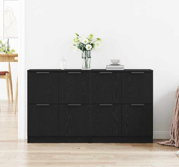 VidaXL Příborníky 2 ks 60 x 30 x 70 cm kompozitní dřevo [3333073] Barva: dub sonoma