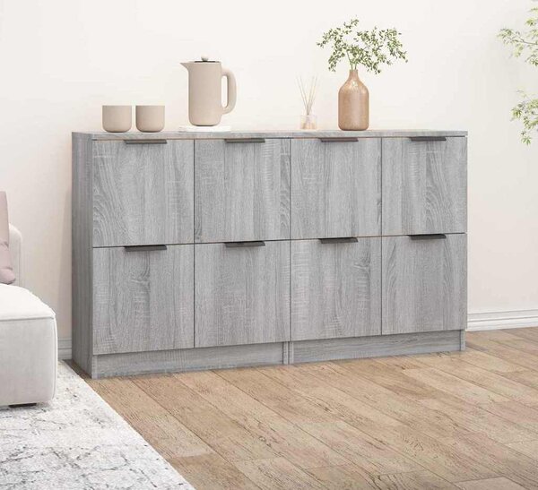 VidaXL Příborníky 2 ks 60 x 30 x 70 cm kompozitní dřevo [3333073] Barva: dub sonoma