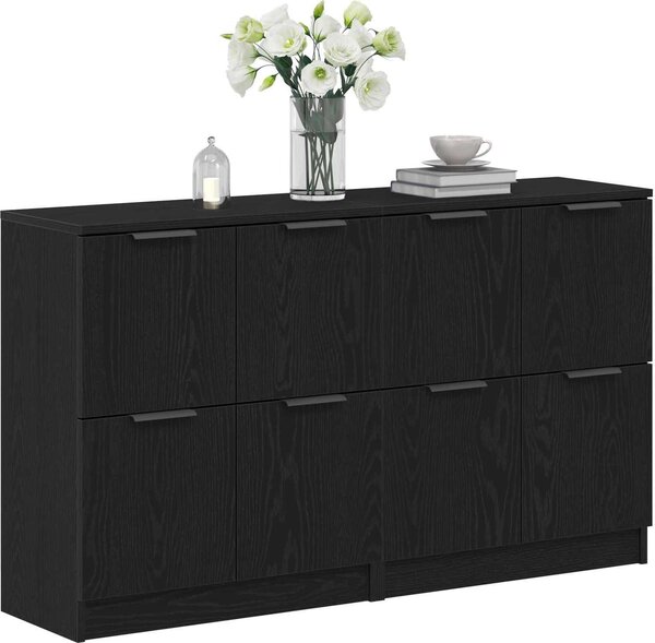 VidaXL Příborníky 2 ks 60 x 30 x 70 cm kompozitní dřevo [3333073] Barva: dub sonoma
