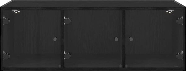 VidaXL Nástěnná skříňka se skleněnými dvířky 102x37x35 cm [882921] Barva: dub sonoma