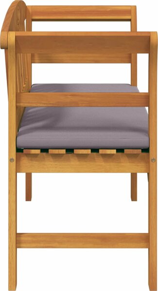 VidaXL Zahradní lavice 114 cm masivní akáciové dřevo [42024773] Barva: Přírodní